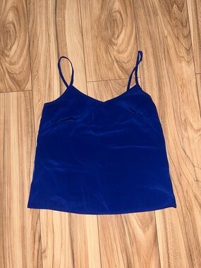 ASOS Royal Blue Satin Cami with Spaghetti Straps
